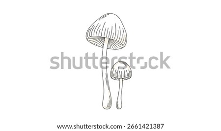 Abstract speckled mushroom patterns delicate natural elements repeating graphic design artistry