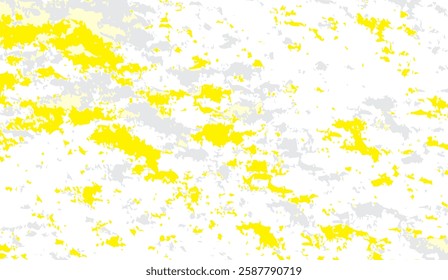 Abstract speckled vector background in sunny yellow and soft gray resembling a modern art composition with delicate textures and a vibrant yet subtle color palette