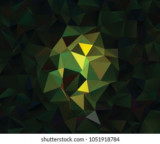 Abstract  spectacular low poly beautiful floral mosaic background.