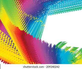 Abstract spectrum background-Rainbow spectrum colors of yellow red orange blue purple green scribbled texture background design