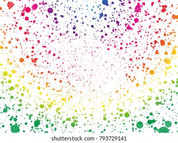 abstract spectrum color dots wallpaper