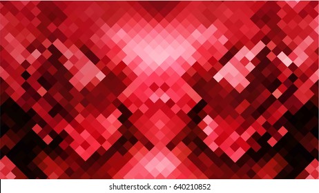 Abstract spectrum colorful mosaic.3d geometric pixel design