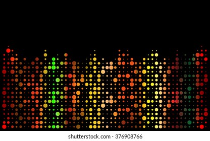 Abstract spectrum dark background with colored sparkles. EPS10 vector.