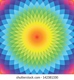 Abstract spectrum rainbow colorful background