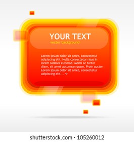 Abstract speech bubble