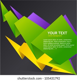 Abstract speech bubble