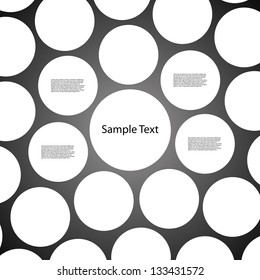 Abstract speech bubble background
