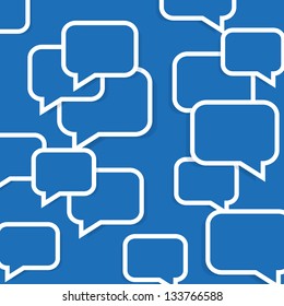 Abstract speech bubble background