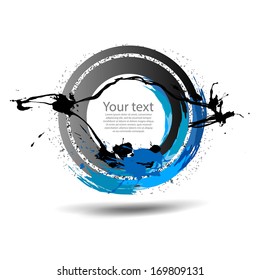 Abstract Speech Bubble Design