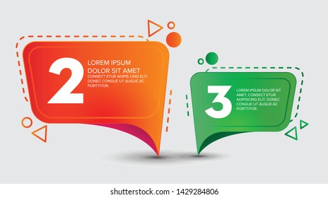 Abstract Speech Bubble With Sample Text. Name Tag, Name Card, List Of Names And Contact Details. Name Banner Labels. 