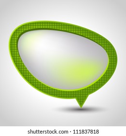 Abstract speech bubble vector background. Eps 10.