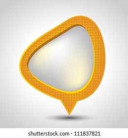 Abstract speech bubble vector background. Eps 10.