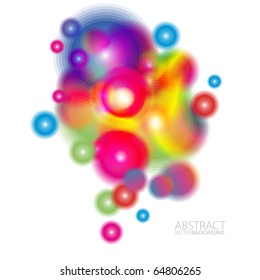 Abstract speech bubble vector background