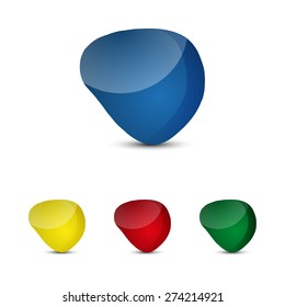 Abstract Speech Bubbles