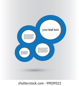 Abstract Speech Bubbles