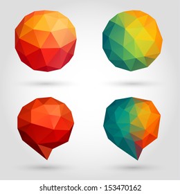 Abstract speech bubbles collection - eps10