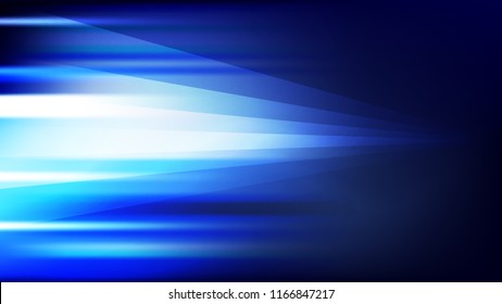 Abstract speed blue light and shade creative background. Vector illustration.