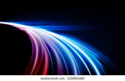 Abstract speed Business Start up launching product with Electric car and city concept Hitech communication concept innovation background, vector design