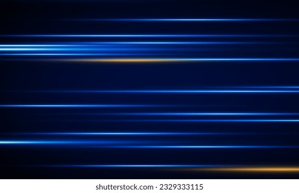 Abstract speed Business Start up launching product with Electric car and city concept Hitech communication concept innovation background,  vector design