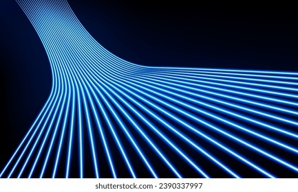 Velocidad abstracta Business Start lanzar producto con concepto de coche eléctrico y ciudad Hitech concepto de comunicación fondo de innovación, diseño vectorial