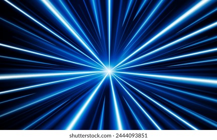Abstract speed Business Start up launching product with Electric car and city concept Hitech communication concept innovation background,  vector design