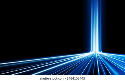 Abstract speed Key Door open Light launching product concept Hitech communication concept innovation background,  vector design