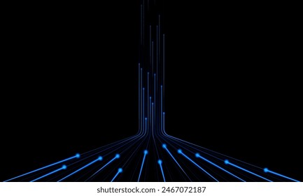 Velocidad Abstractas Puerta clave abierta Luz de lanzamiento concepto de producto Hitech concepto de comunicación fondo de innovación, diseño de Vector