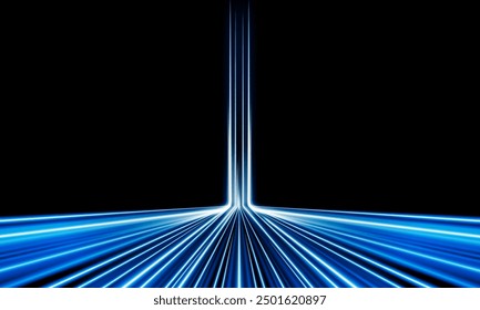 Abstract speed Key Door open Light launching product concept Hitech communication concept innovation background,  vector design