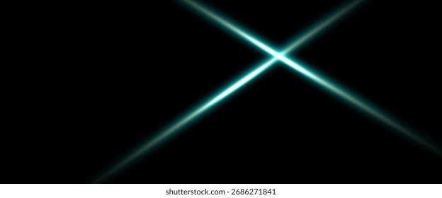 Efeito de luz de velocidade abstrata na ilustração de vetor de fundo preto.