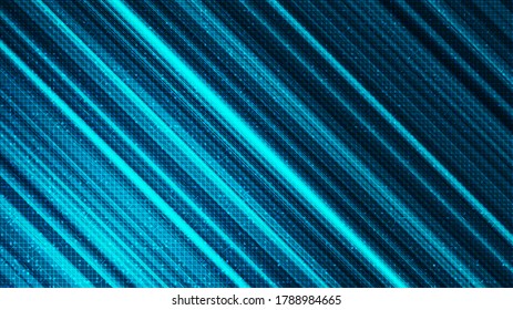 Abstraktes Speed Light auf Technologie-Hintergrund, Design des Digital- und Connection-Konzepts, Vektorgrafik.