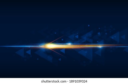 Abstract speed Light out technology background Hitech communication concept innovation background,  vector design