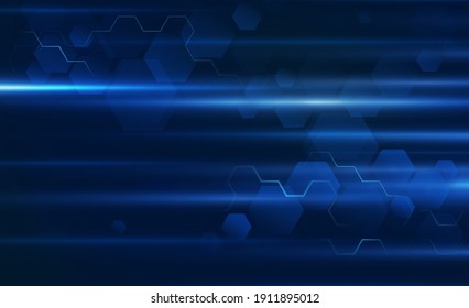 Abstract speed light out technology background Hitech communication concept innovation background  vector design