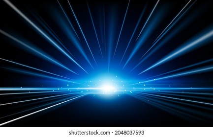 Velocidad abstracta Antecedentes de la tecnología de la luz Hipótesis de la comunicación fondo de la innovación, diseño vectorial