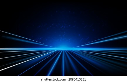 Abstract Speed Light Out Technology Background Hitech Communication Concept Innovation Background,  Vector Design