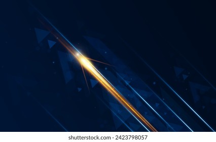 Velocidad abstracta Antecedentes de la tecnología de la luz Hipótesis de la comunicación fondo de la innovación, diseño vectorial