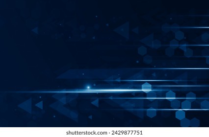 Abstract speed Light out technology background Hitech communication concept innovation background,  vector design