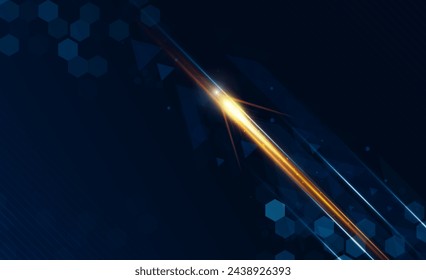 Abstract speed Light out technology background Hitech communication concept innovation background,  vector design