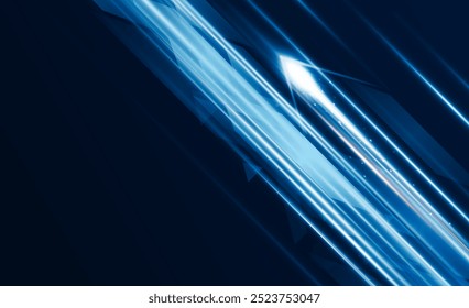 Velocidade abstrata Ilumine o fundo da tecnologia Hitech conceito de comunicação fundo da inovação, projeto do vetor