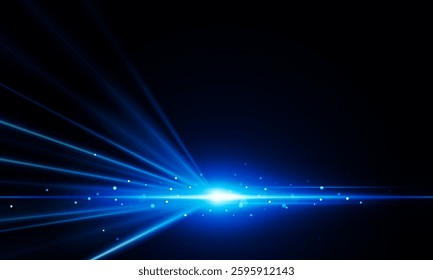 Abstract speed Light out technology background Hitech communication concept innovation background, vector design