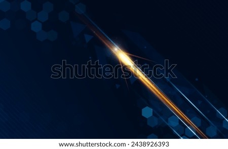 Abstract speed Light out technology background Hitech communication concept innovation background,  vector design