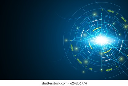 abstract speed light tech sci fi networking concept background