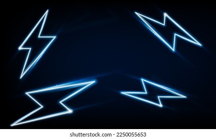 Abstrakte Geschwindigkeit Blitzschlag-Technologie Hintergrund Innovatives Hightech-Kommunikationskonzept, Vektordesign