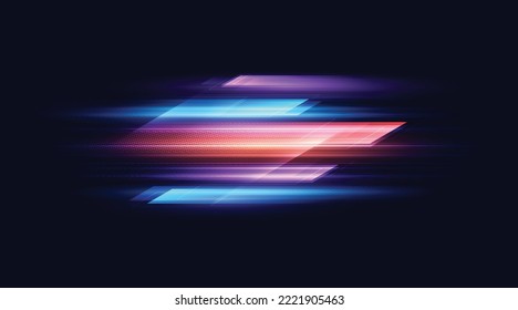 Abstract speed line background. Dynamic motion speed of light. Technology velocity movement pattern for banner or poster design. Vector EPS10.