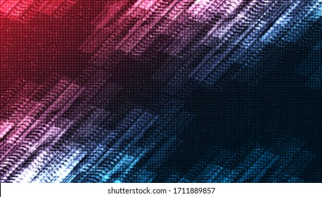 Abstract Speed Line on Technology Microchip Background,Hi-tech and Internet Concept design,Free Space For text in put,Vector illustration.