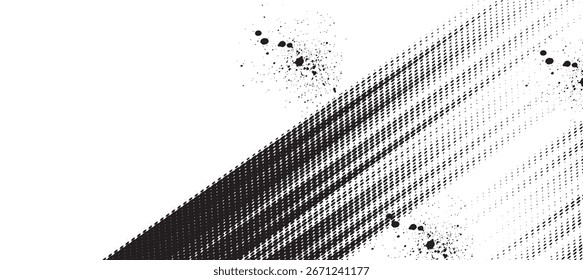 Abstrato estilo linha de velocidade cor preta meio-tom banner modelo de design, Eps 10.