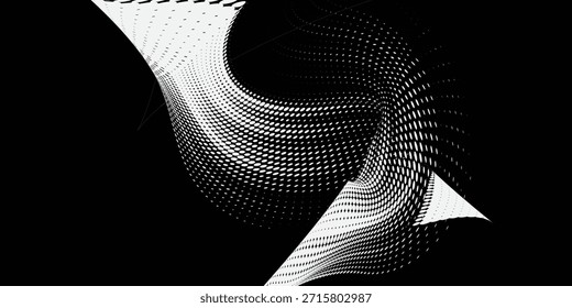 Modelo de design de banner de meio-tom azul estilo de linha de velocidade abstrata. Padrão de ponto de meio-tom vermelho e azul com textura grunge. Quadrinhos de arte pop em branco e preto em estilo esportivo.