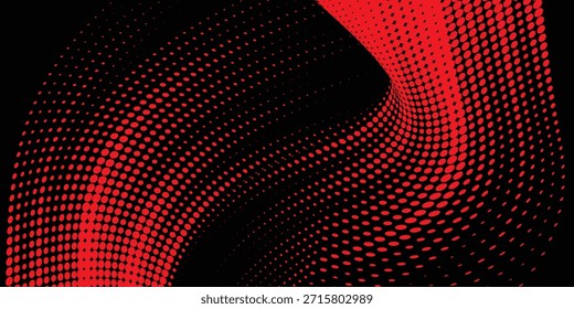 Plantilla de diseño de Anuncio de semitono azul de estilo de línea de velocidad Abstractas. Patrón de puntos semitono rojo y azul con textura grunge. Estilo deportivo blanco y negro punto pop art cómic, Eps 10.