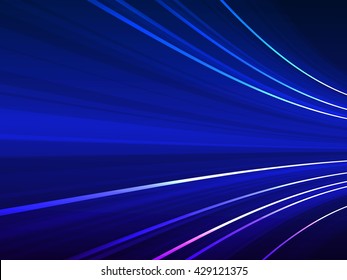 abstract speed lines blue background vector