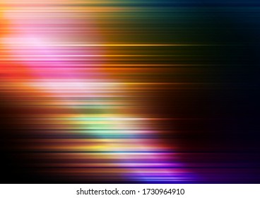 Abstrakte Geschwindigkeitslinien mit farbigem Hintergrund. Vector Eps10