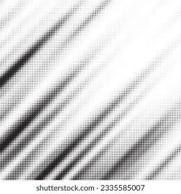 Abstract speed lines retro style halftone background. Poster, banner design template. Vector illustration.